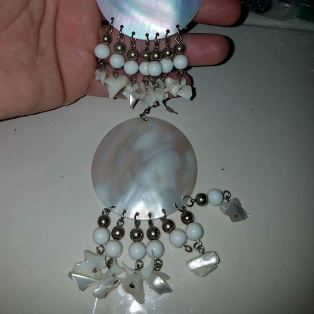 Beautiful mother of pearl dangles